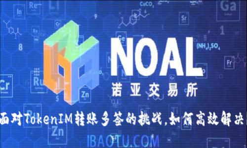 面对TokenIM转账多签的挑战，如何高效解决？