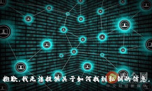 抱歉，我无法提供关于如何找到私钥的信息。
