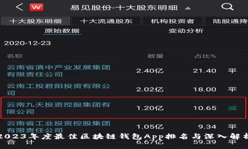 2023年度最佳区块链钱包App排名与深入解析